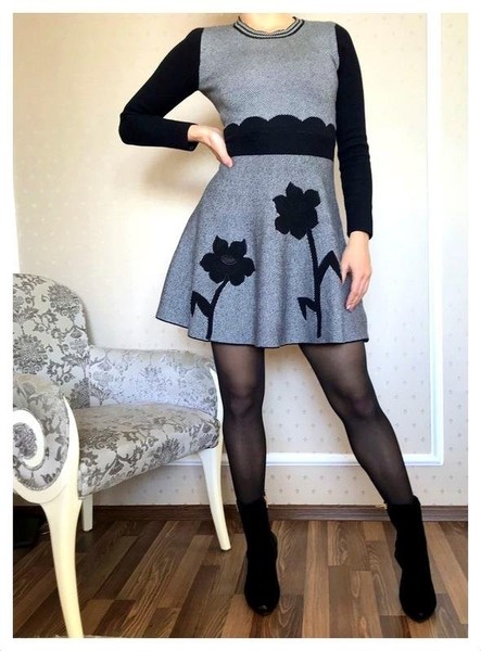 Women Kenzo Dress Grey 36