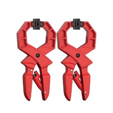 2pcs A Type Clamps for Woodworking Rubber Coated ABS Body Non Slip 20x2.8x9cm