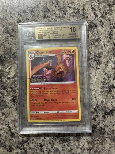 Pokemon Vivid Voltage Prerelease Promo Holo CHARIZARD SWSH066 BGS 10