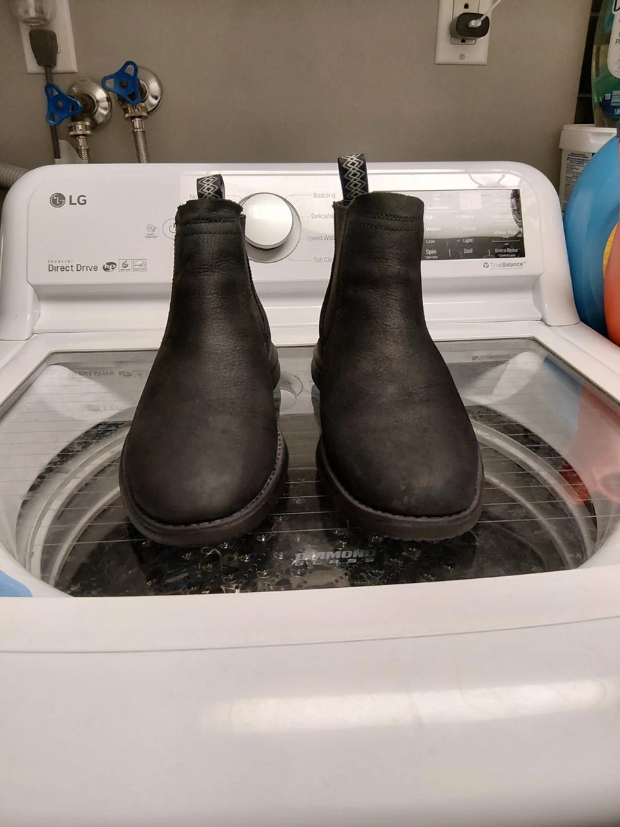 UGG Stevenson Chelsea Boots Mens 11.5 Black Leather Slip On Ankle Dress Casual UGG Stevenson Men main image 3