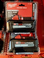 Milwaukee M18 REDLITHIUM HIGH OUTPUT XC6.0 Li-Ion Battery Pack 2 Pk -...