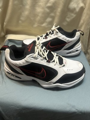 Nike Sneakers Mens 11.5 W Air Monarch IV 416355-101 White / Black Athletic Shoes