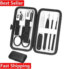 Elegant Personal Care Nail Kit with Stainless Steel Tools - Perfect Gift for All