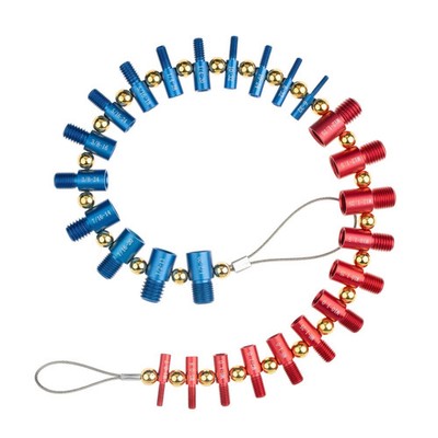 Nut Bolt Thread Checker for Mechanics Metric SAE Thread Gauge Tool