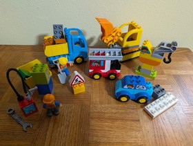 Lego Duplo 10812 Truck Construction Excavator 10816 My First Cars Trucks Lot 
