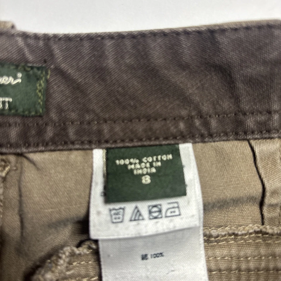 Pantalones Cortos Eddie Bauer Vashon Fit Para Mujer Talla 8 Marrón Informal Aire Libre Senderismo Foto 3 de 4