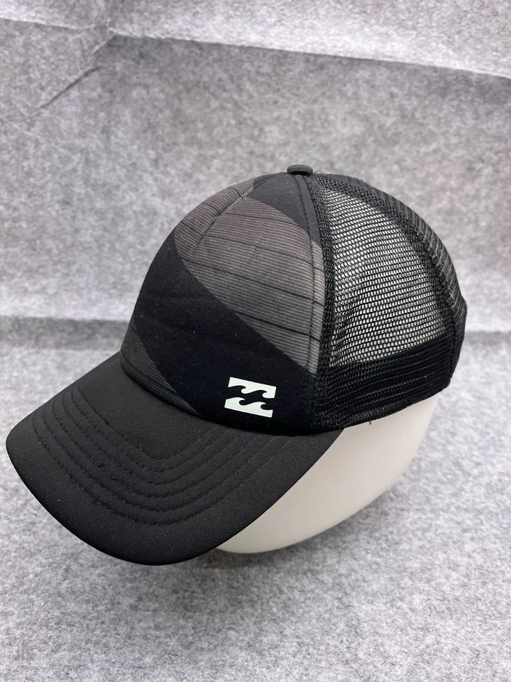 Gorra Billabong Snap Back Adulto Talla Única Negra Gris Rayas Poliéster Camionero Foto 4 de 4