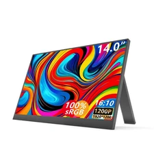 New 14" Portable Monitor IPS HDR 1080P FHD USB C Screen