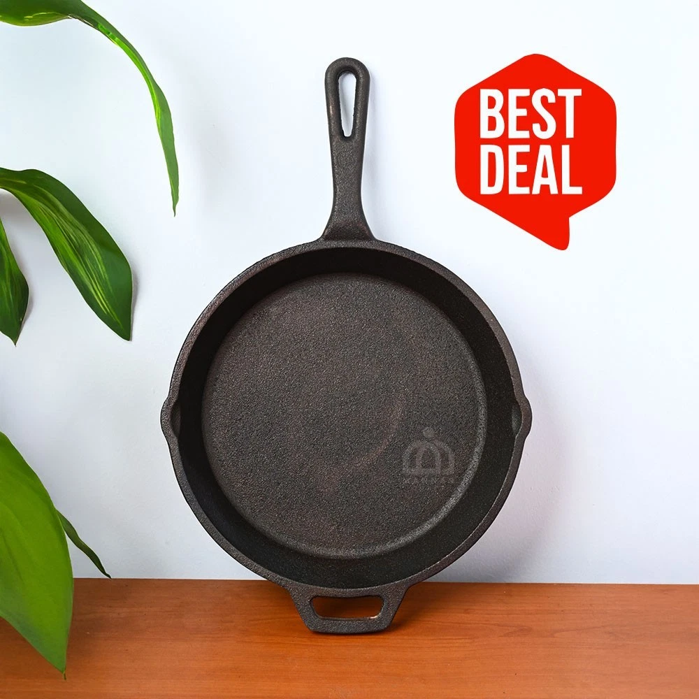 Pre-Seasoned Cast Iron Oven skillet 10 inch