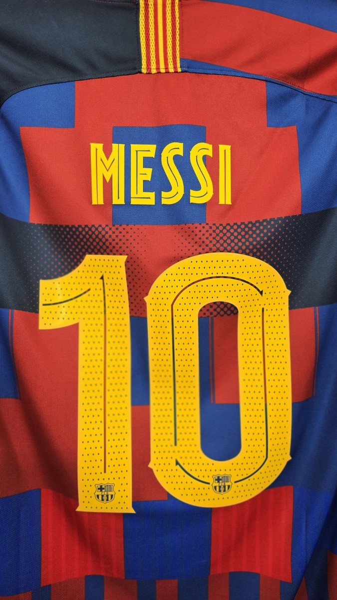 2018/19 Nike FC Barcelona MESSI 20th Anniversary Home Soccer