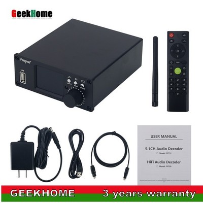 FP720 HiFi Audio Decoder Bluetooth5.3 DSD Digital Turntable w/ SA9227 Sound Card