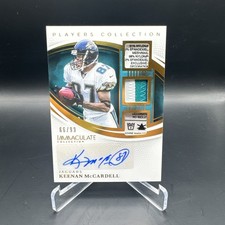 2025 PANINI IMMACULATE KEENAN MCCARDELL  LAUNDRY TAG PATCH SICK AUTO 💎 66/99