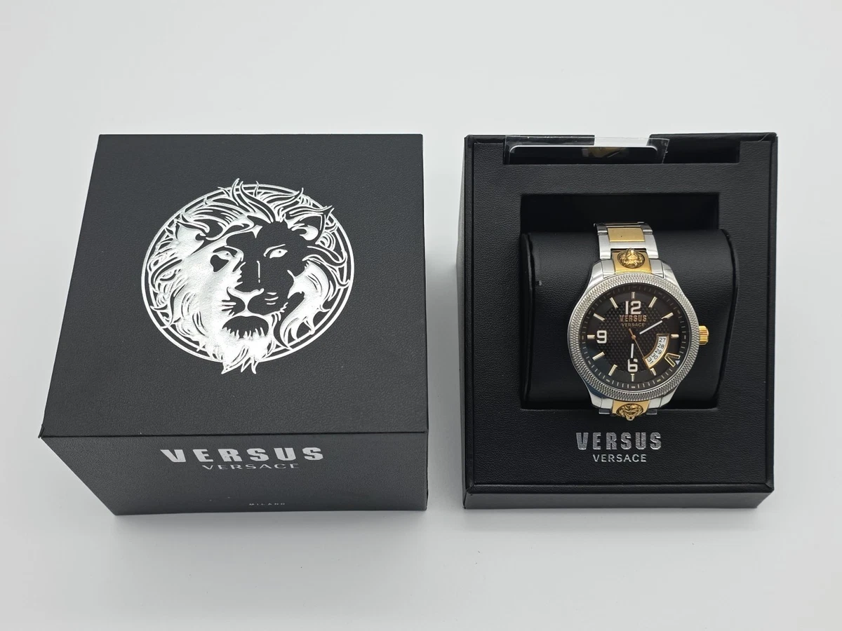 Versus by Versace Women\'s Watch VSPHF2421 Black Dial Gold Stainless Steel 38mm Buyr.com | Watches | Versus Versace - Tortona Crystal Strap  main image 4