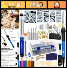 95pcs Wood Burning Kit with Adjustable Temperature Control, Soldering Pen  Tips