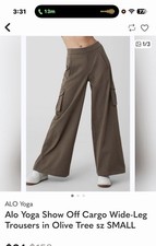 Alo Show Off Cargo Wide-Leg Trousers
