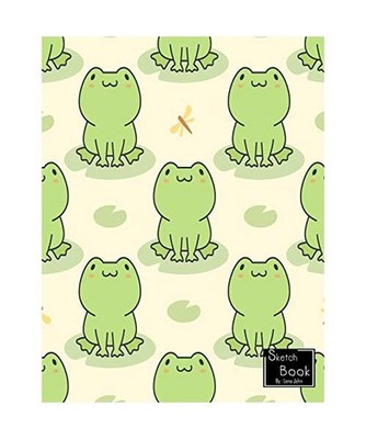Sketchbook: Cute Frogs Sketchbook for Boys : 110 Pages of 8.5''x 11'' Blank Paper 