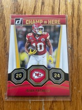 2024 Donruss Champ is Here Isiah Pacheco Kansas City Chiefs #3 Insert