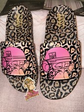 Skechers X Snoop Dogg Dr Bombay Leopard Print Slip-On Slides Sandal Men Size 10