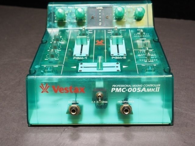 Vestax PMC005 動作確認済み　送料込み Vestax PMC-005 DJ Mixer Bestax -w104-Operation check