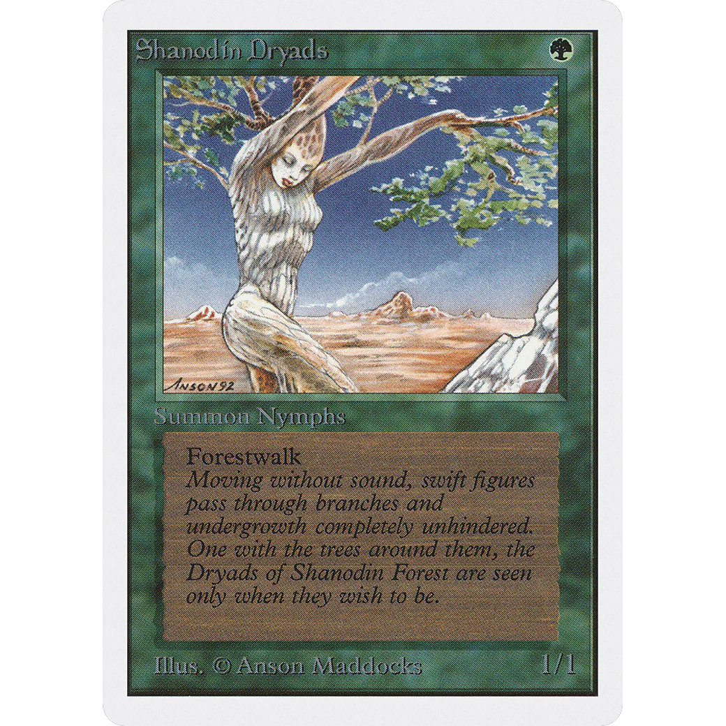 MTG \>> Shanodin Dryads (Unlimited) <<// English - 341 Trading - Magic