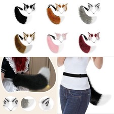 Set di accessori per costumi di Halloween con fascia per capelli e coda con