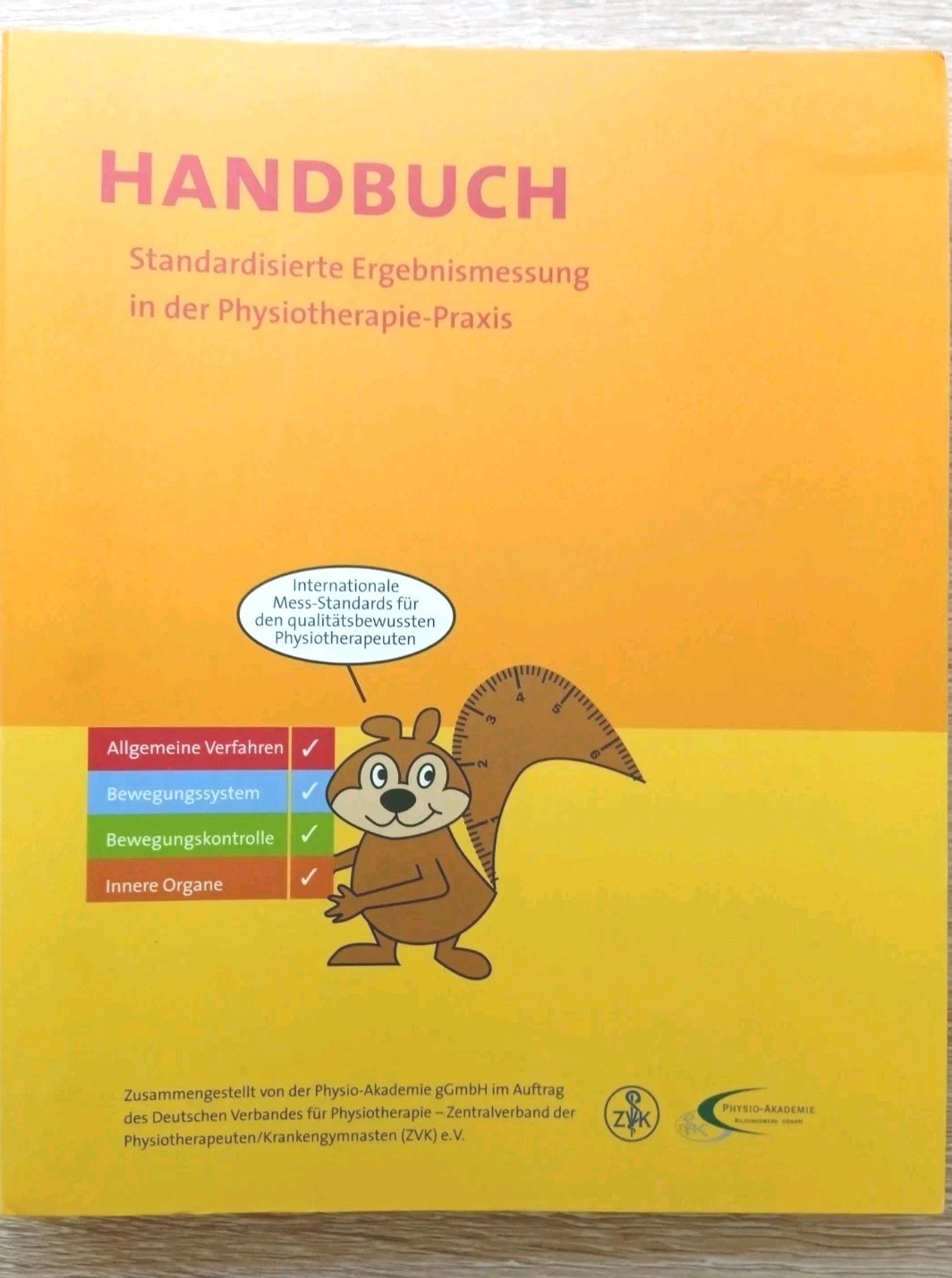 Handbuch standardisierte Ergebnis-Messung in der Physiotherapie-Praxis