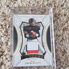 2024 Panini National Treasures Century Materials Gold Jim McMahon Bears MEM /49