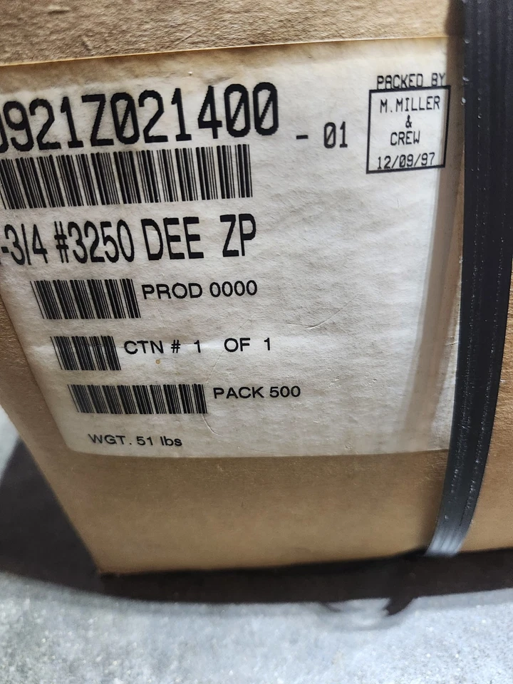 Anillos en D de acero de fabricación americana de 1 3/4" (caja de 500) Foto 3 de 4