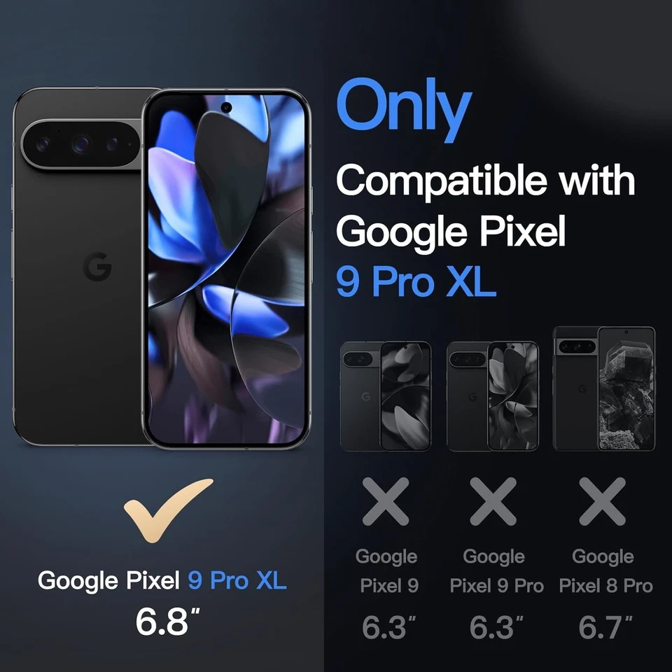 JETech Cover Magnetica per Google Pixel 9 Pro XL 2024, Compatibile con MagSafe - Immagine 2 di 4