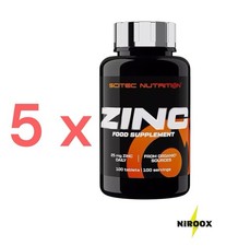 Scitec Nutrition Zinc 5 x 100 Tabletten Dose 25mg Zink