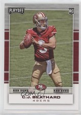 2017 Panini Playoff Rookies Red Zone CJ Beathard #207 1u6