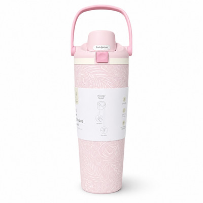 Sway 30oz Pink Coastal Bohemian Birthday Bash Beach Tumbler