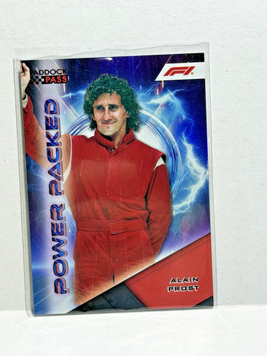 Alain Prost #PP-24 2024 Topps Paddock Pass Formula 1 Power Packed card