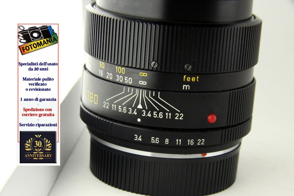 Leica Apo-Telyt R 180 F3.4 Excellent 12 Month Warranty | eBay Leica Apo-Telyt R 180 F3.4 Excellent 12 Month Warranty | eBay