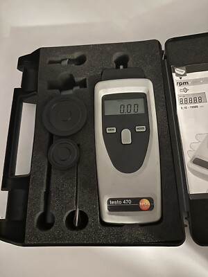 testo 470 Drehzahlmesser optisch, mechanisch