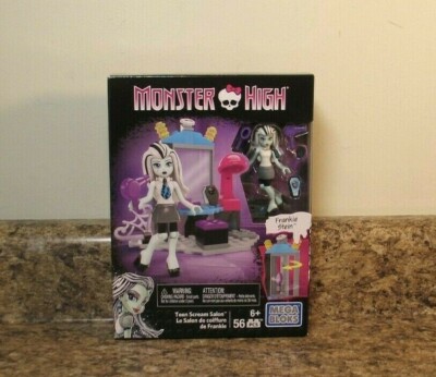MEGA BLOKS Monster High  Frankie Stein Teen Scream Salon 56 pieces Building NEW