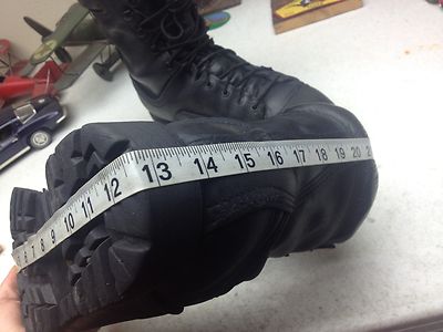 MATTERHORN PRO SAFE USA BLACK STEEL TOE LACE UP MOTORCYCLE 