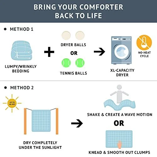  Juego de edredón Palisades moderno imitación California King (104 pulgadas x 92 pulgadas) azul 7 piezas Foto 4 de 4