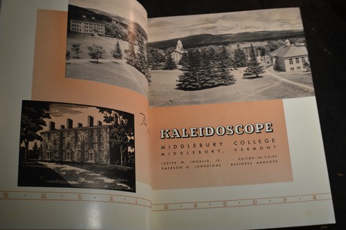 1941 Kaleidoscope Middlebury College Yearbook - Picture 2 of 12