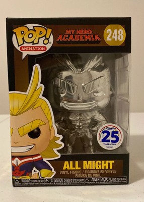 all might chrome funko