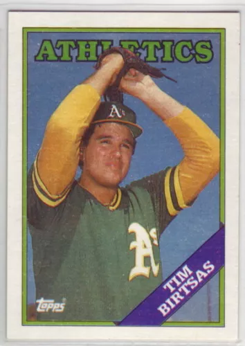 1988 Topps Baseball Oakland Athletics Complete Team Set with Traded