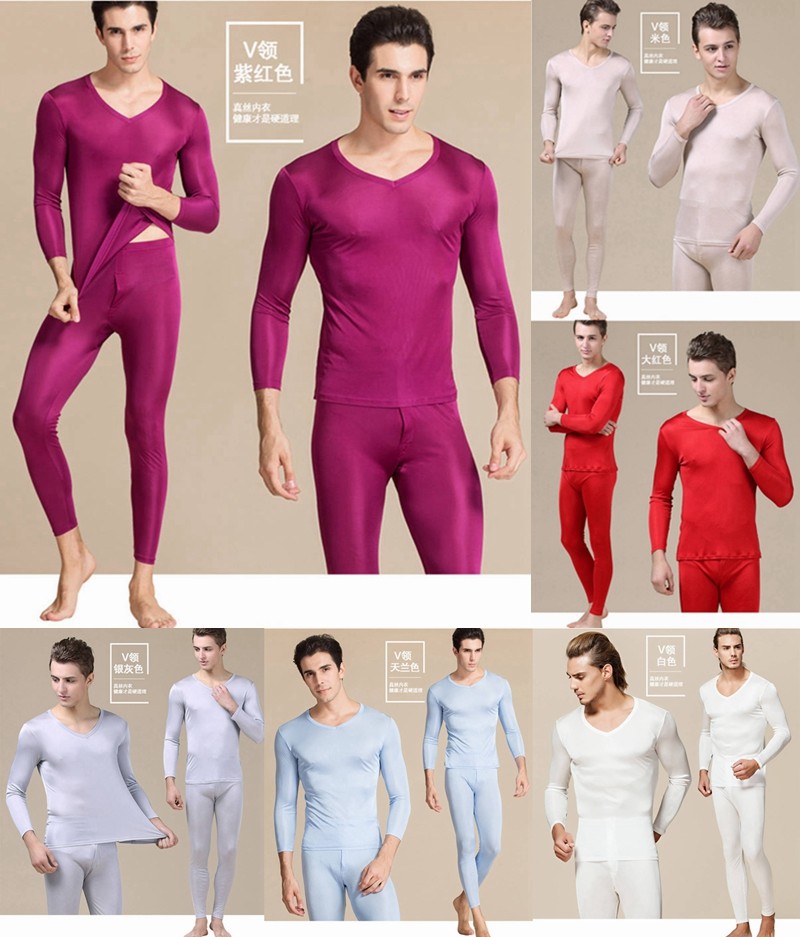 silk long underwear top