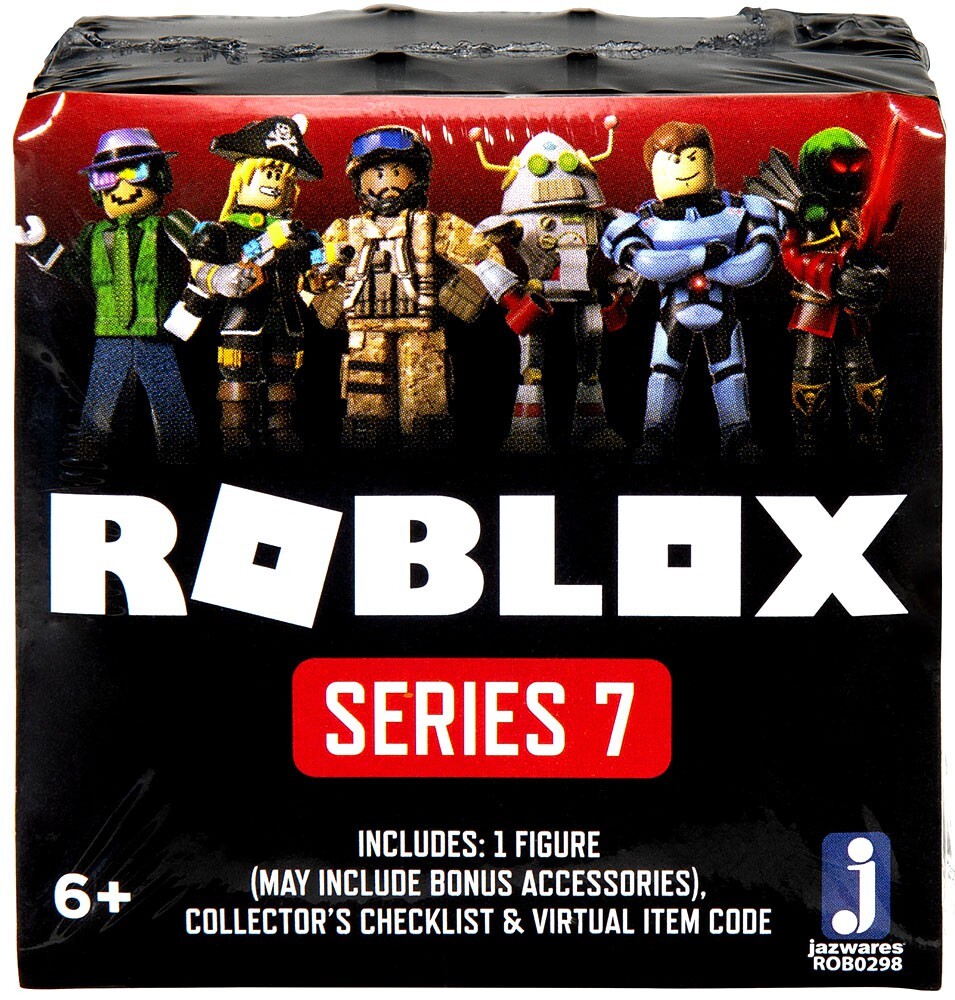 Roblox Series 7 Pack [Black Cube, 1 RANDOM Figure & Virtual Item