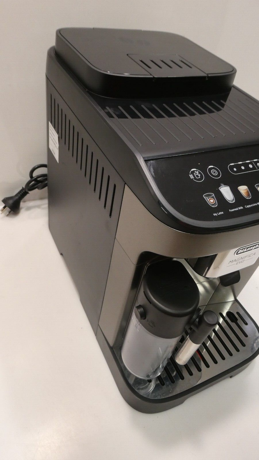 Delonghi Magnifica Evo Fully Automatic Titanium Black Coffee Machine