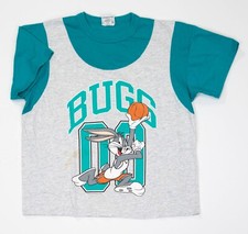 Vintage Bugs Bunny Basketball T-Shirt Mens M 22x25 Warner Bros Looney Tunes
