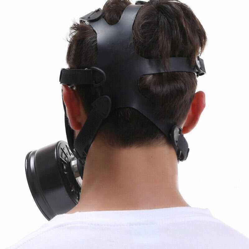 Full Face Gas Mask Soviet Military Army Respirator + 40mm Filter Air Protection
