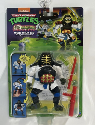 Teenage Mutant Ninja Turtles Automutations Night Ninja Leo Action Figure TMNT