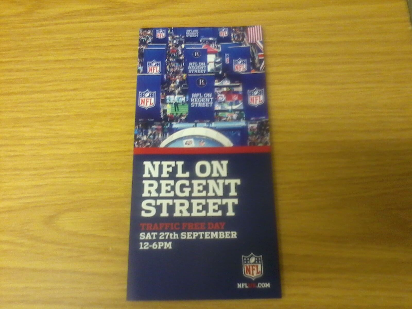 NFL on REGENT STREET 2014 Brochure (Miami at Oakland)