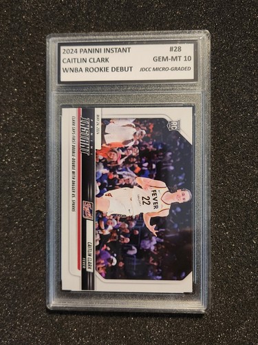 2024 PANINI INSTANT WNBA #28 CAITLIN CLARK ROOKIE RC JDCC GEM-MT 10 | eBay