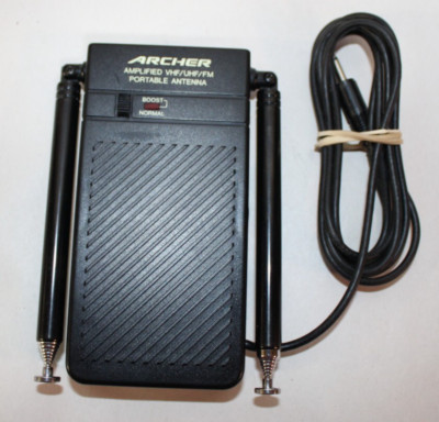 Radio Shack Archer Amplified VHF/UHF/FM Portable Antenna – Model 15 ...